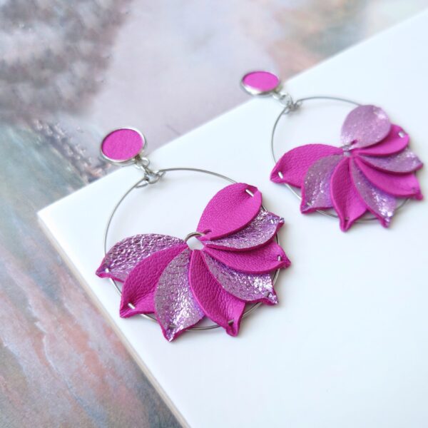 PLUMERIA EARRINGS