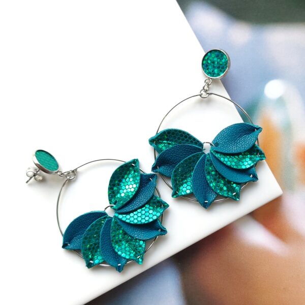 PLUMERIA EARRINGS