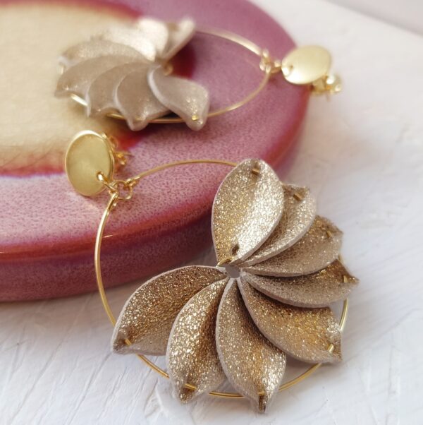 PLUMERIA EARRINGS